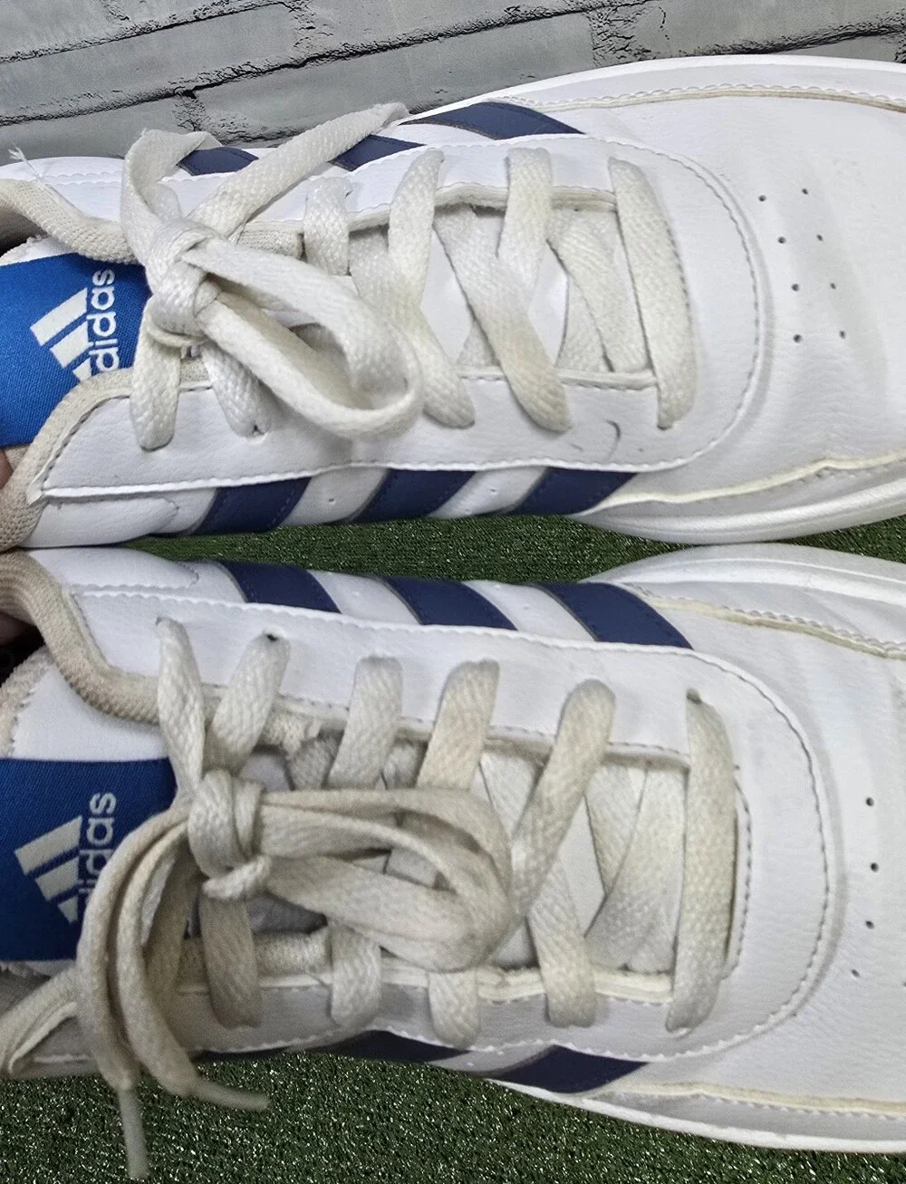 Adidas Breaknet 2.0 Blue White Colorway Mens Size 12 Lace Up Tennis Shoes